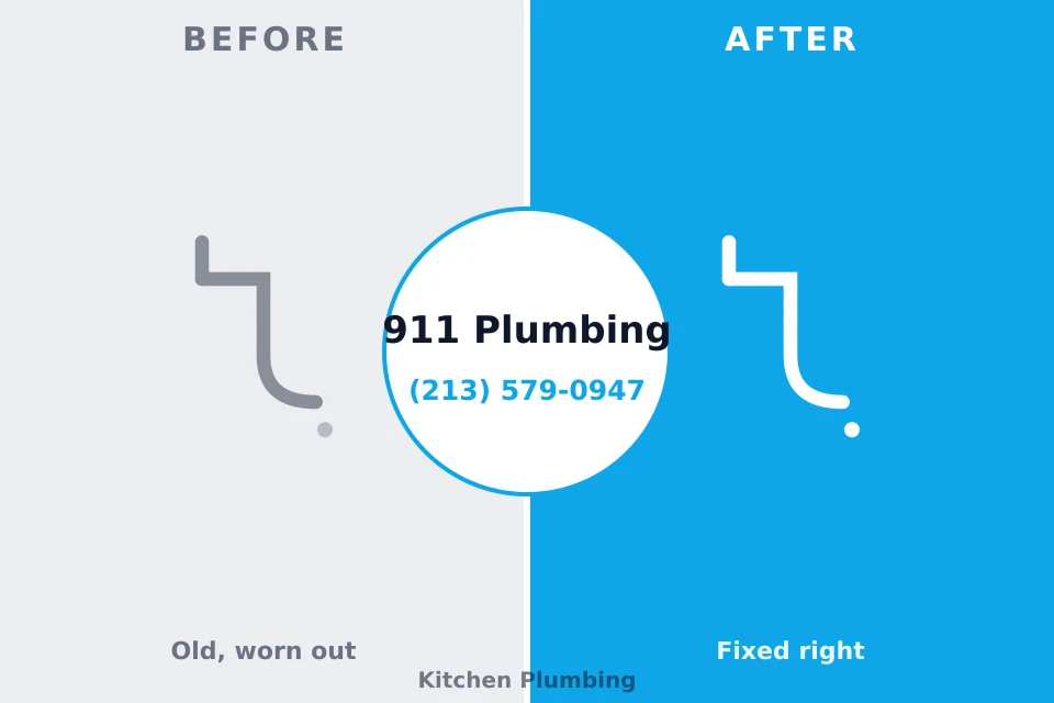 Before and after: plumbing company Westwood Lakes, FL